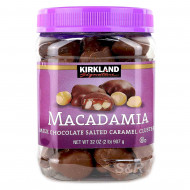 Kirkland Signature Macadamia Milk Chocolate Salted Caramel Clusters 907g 